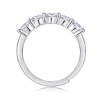 S925 Silver Women’s Moissanite Ring Light Luxury Niche Cross-Border Hot Selling Hand Jewelry